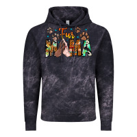 Cloud Black fur mama Vintage Hoodie - CowhideDigitalArt