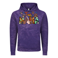 Cloud Purple fur mama Vintage Hoodie - CowhideDigitalArt