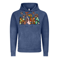 Vintage Denim fur mama Vintage Hoodie - CowhideDigitalArt