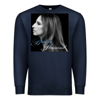 Navy Barbra Streisand design Premium Sweatshirt - artisFamous