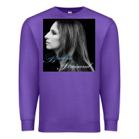Purple Barbra Streisand design Premium Sweatshirt - artisFamous
