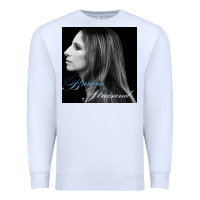 White Barbra Streisand design Premium Sweatshirt - artisFamous