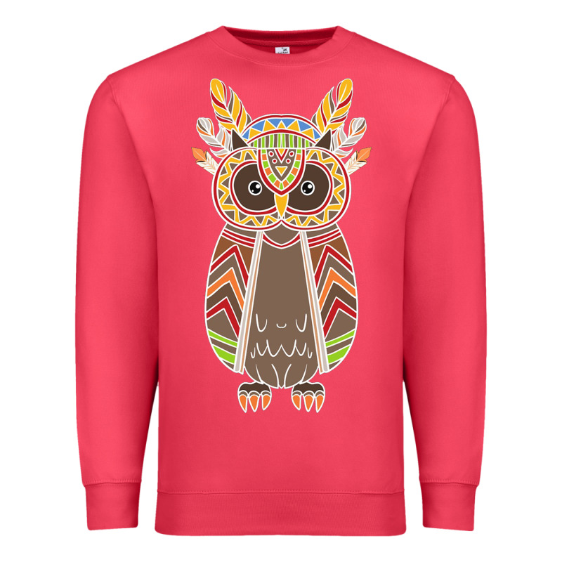 Native Owl Premium Sweatshirt by artisFamous | Teevron