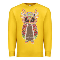 Lemon Native OWL Premium Sweatshirt - artisFamous