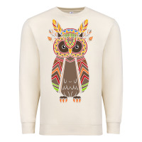 Sandshell Native OWL Premium Sweatshirt - artisFamous