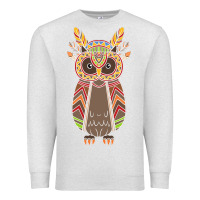 Oatmeal Heather Native OWL Premium Sweatshirt - artisFamous