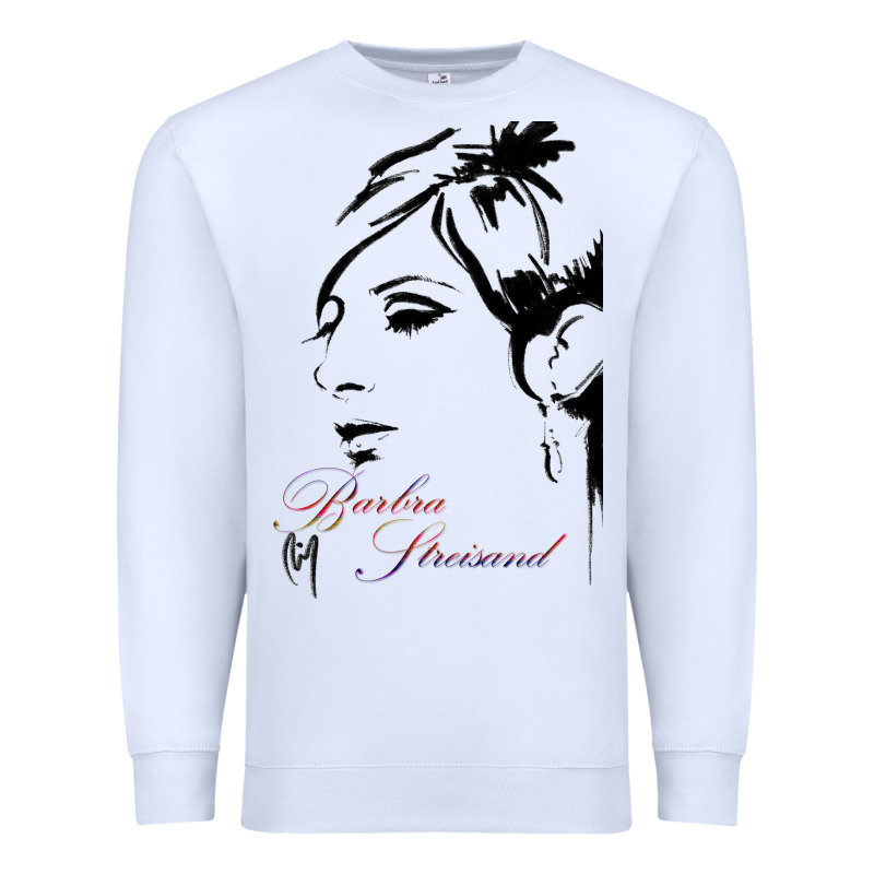 Design Barbra Streisand Premium Sweatshirt by artisFamous | Teevron