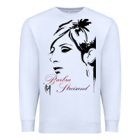 White Design barbra streisand Premium Sweatshirt - artisFamous