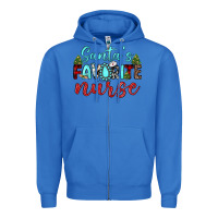 True Royal santa s favorite nurse Zipper Hoodie - JahusDesignShop