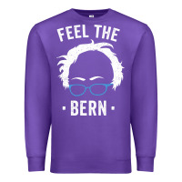 Purple bernie sanders for now Premium Sweatshirt - artisFamous