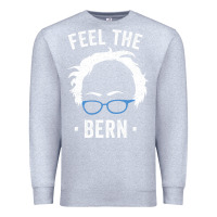 Heather Grey bernie sanders for now Premium Sweatshirt - artisFamous