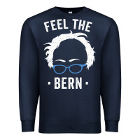 Navy bernie sanders for now Premium Sweatshirt - artisFamous