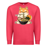 Cardinal shiba inu dog ramen Premium Sweatshirt - artisFamous