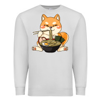 Dove Grey shiba inu dog ramen Premium Sweatshirt - artisFamous