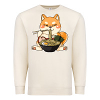 Sandshell shiba inu dog ramen Premium Sweatshirt - artisFamous