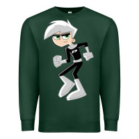 Sports Green danny phantom run Premium Sweatshirt - artisFamous