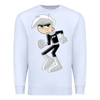 White danny phantom run Premium Sweatshirt - artisFamous