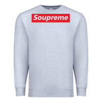 Heather Grey SOUPREME Premium Sweatshirt - artisFamous