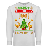 Dove Grey merry christmas Premium Sweatshirt - artisFamous