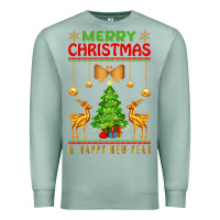 Seafoam merry christmas Premium Sweatshirt - artisFamous