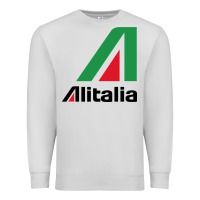 Dove Grey alitalia Premium Sweatshirt - artisFamous
