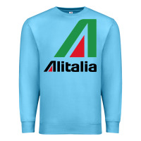 Ocean Blue alitalia Premium Sweatshirt - artisFamous