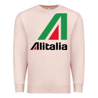 Pale Pink alitalia Premium Sweatshirt - artisFamous