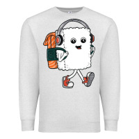 Oatmeal Heather sushi cool Premium Sweatshirt - artisFamous