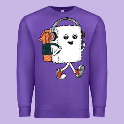 Sushi Cool Premium Sweatshirt Designed By Artisfamous