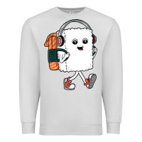 Dove Grey sushi cool Premium Sweatshirt - artisFamous