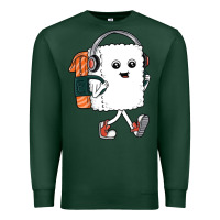 Sports Green sushi cool Premium Sweatshirt - artisFamous