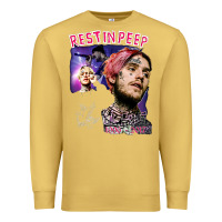 Antique Gold lil peep Premium Sweatshirt - artisFamous