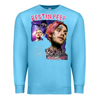 Ocean Blue lil peep Premium Sweatshirt - artisFamous