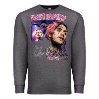 Charcoal Heather lil peep Premium Sweatshirt - artisFamous