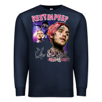 Navy lil peep Premium Sweatshirt - artisFamous