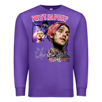 Purple lil peep Premium Sweatshirt - artisFamous