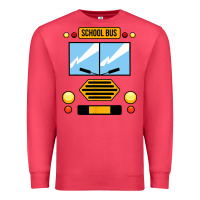 Cardinal school bus costume cool halloween Premium Sweatshirt - artisFamous