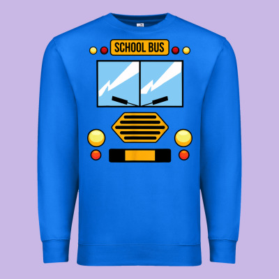 School Bus Costume Cool Halloween Premium Sweatshirt Designed By Artisfamous