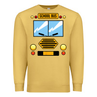 Antique Gold school bus costume cool halloween Premium Sweatshirt - artisFamous
