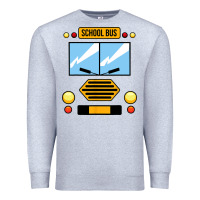 Heather Grey school bus costume cool halloween Premium Sweatshirt - artisFamous