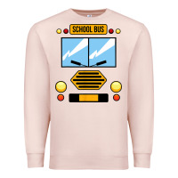 Pale Pink school bus costume cool halloween Premium Sweatshirt - artisFamous