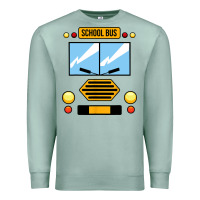 Seafoam school bus costume cool halloween Premium Sweatshirt - artisFamous
