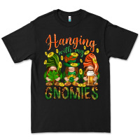 Black Hanging with my gnomies Premium Tee - HowdyJamesFarm