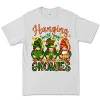 Dove Grey Hanging with my gnomies Premium Tee - HowdyJamesFarm