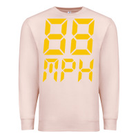Pale Pink 88mph funny Premium Sweatshirt - artisFamous