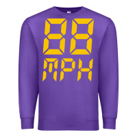 Purple 88mph funny Premium Sweatshirt - artisFamous