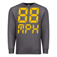 Charcoal Heather 88mph funny Premium Sweatshirt - artisFamous
