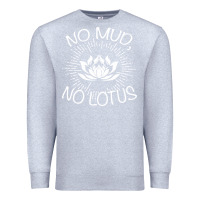 Heather Grey funny buddhist Premium Sweatshirt - artisFamous