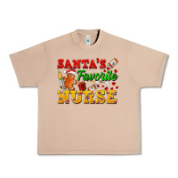 Burro Santa's Favorite Nurse Urban Heavy Tee - FaDigitalArtStudio