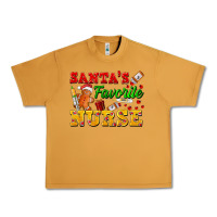 Peanut Butter Santa's Favorite Nurse Urban Heavy Tee - FaDigitalArtStudio